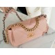 CHANEL 19 Bag Peach Pink Small Rectangular Flap  