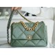 CHANEL L 19 BAG Autumn/Winter New Color Matcha Green Medium  