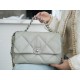 19 BAG 22C Silver Hardware Light Grey Medium  