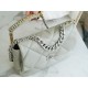 19 BAG 22C Silver Hardware Light Grey Medium  