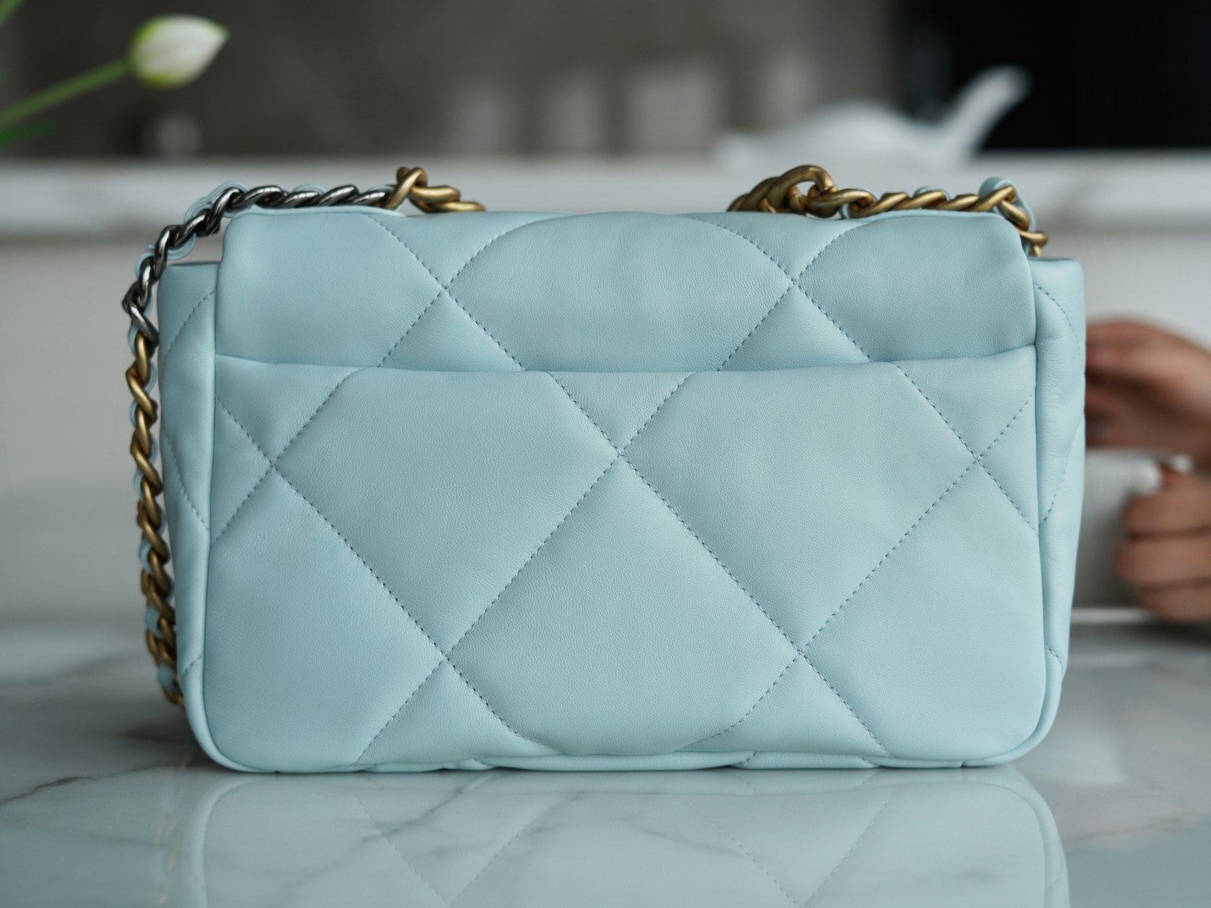 CHANEL 19 Series 2021 Light Blue  