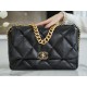 CHANEL 19 Series Flap Bag Classic Black  