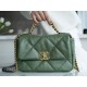 Chanel 19 Bag 2021 Matcha Green Small Lambskin  