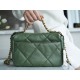 Chanel 19 Bag 2021 Matcha Green Small Lambskin  