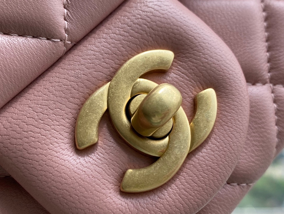 Chanel Stunning Metal Ball Mini Dried Rose Pink  