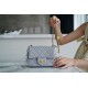 Chanel CF Metal Ball Square胖子 Light Grey  