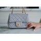 Chanel CF Metal Ball Square胖子 Light Grey  