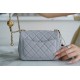 Chanel CF Metal Ball Square胖子 Light Grey  