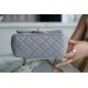 Chanel CF Metal Ball Square胖子 Light Grey  