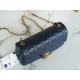 Chanel CF Metal Ball Mini Dark Blue  