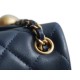 Chanel CF Metal Ball Mini Dark Blue  