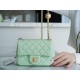 Chanel 22C CF Mini Metal Ball Apple Green  