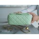 Chanel 22C CF Mini Metal Ball Apple Green  