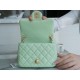 Chanel 22C CF Mini Metal Ball Apple Green  