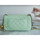 Chanel 22C CF Mini Metal Ball Apple Green  