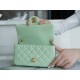 Chanel 22C CF Mini Metal Ball Apple Green  