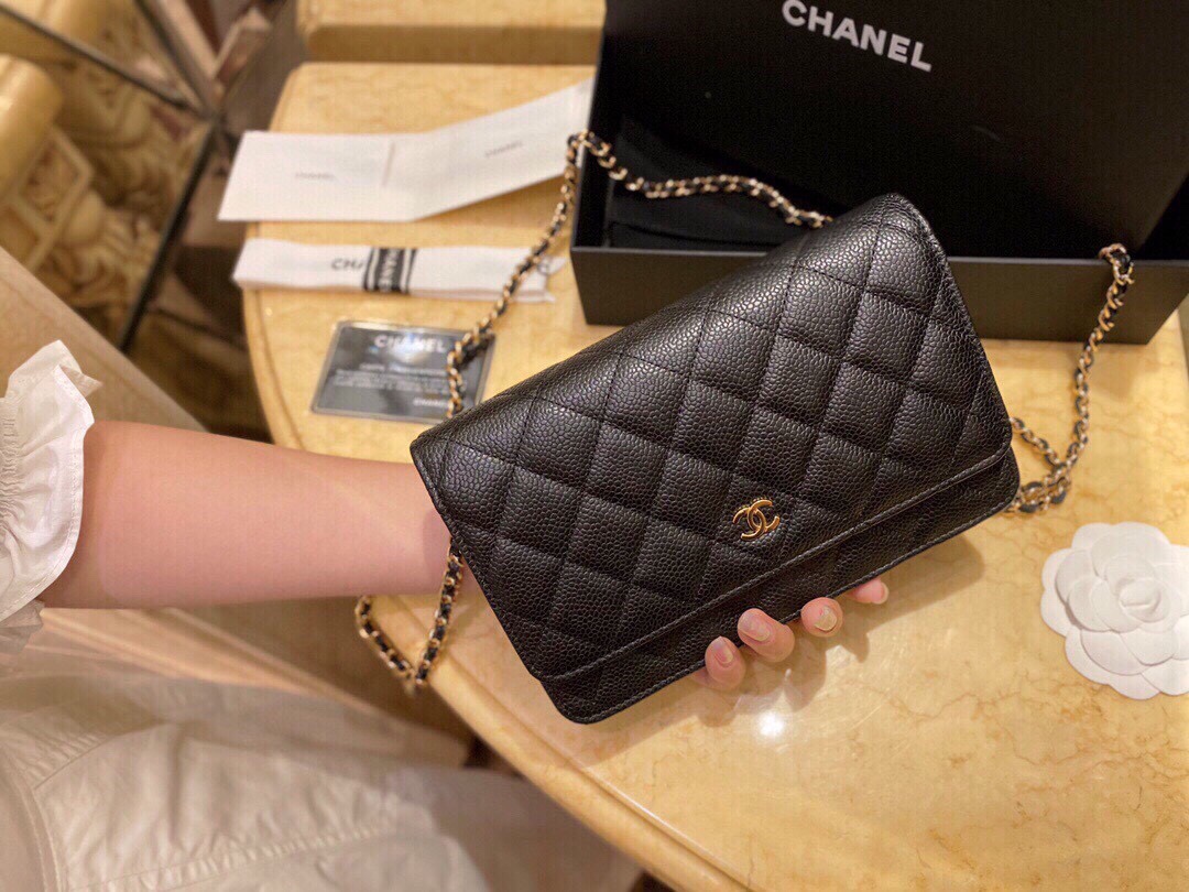 Chanel Entry-Level Classic Fortune Bag Black/Gold