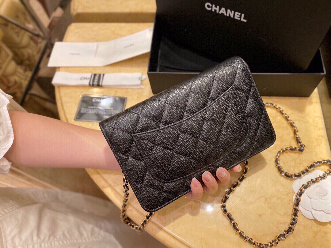 Chanel Entry-Level Classic Fortune Bag Black/Gold