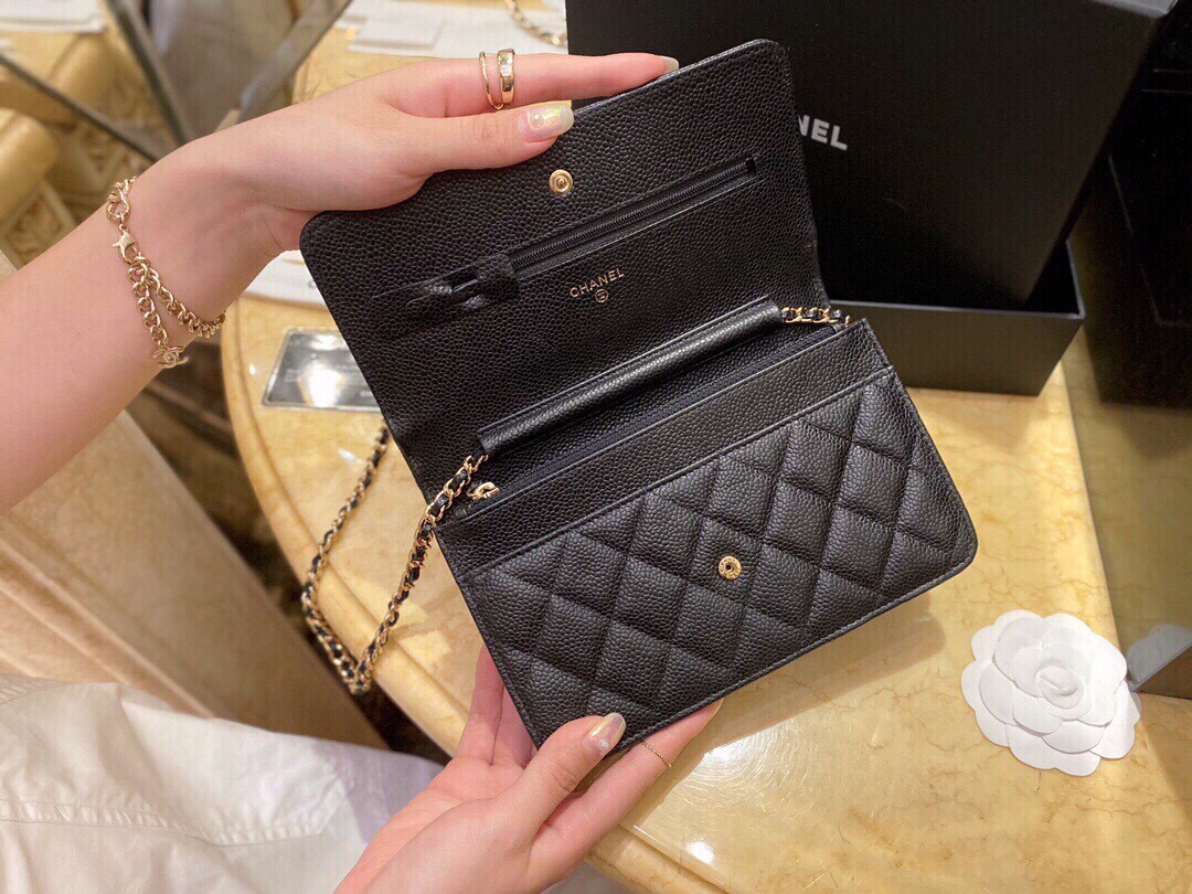 Chanel Entry-Level Classic Fortune Bag Black/Gold