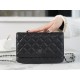 Chanel Fortune Bag Black/Steel Caviar Leather  