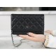 Chanel Fortune Bag Black/Steel Caviar Leather  