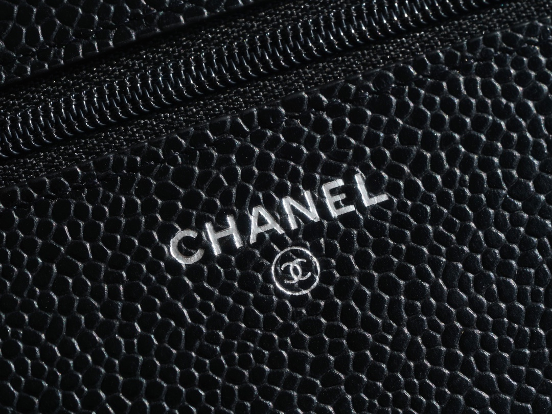 Chanel Fortune Bag Black/Steel Caviar Leather  