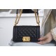 Chanel Leboy Large Ball Pattern Black/Gold Small Caviar Leather  