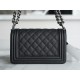 Chanel Leboy Large Ball Pattern Black/Silver Small Caviar Leather  