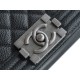 Chanel Leboy Large Ball Pattern Black/Silver Small Caviar Leather  