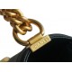 Chanel Leboy Large Ball Pattern Black/Gold Medium Caviar Leather  