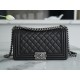 Chanel Leboy Large Ball Pattern Black/Silver Medium Caviar Leather  