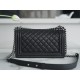 Chanel Leboy Large Ball Pattern Black/Silver Medium Caviar Leather  