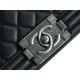 Chanel Leboy Large Ball Pattern Black/Silver Medium Caviar Leather  