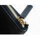 CHANEL 22P 22 Bag Medium Black/White Small Leather  