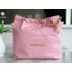 CHANEL 22P 22 Bag Medium Sakura Pink  