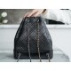 Chanel Gabrielle Backpack Black Large Calfskin  