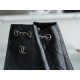 Chanel Gabrielle Backpack Black Large Calfskin  