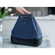 Chanel Gabrielle Backpack Blue/Black Calfskin  