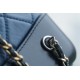 Chanel Gabrielle Backpack Blue/Black Calfskin  