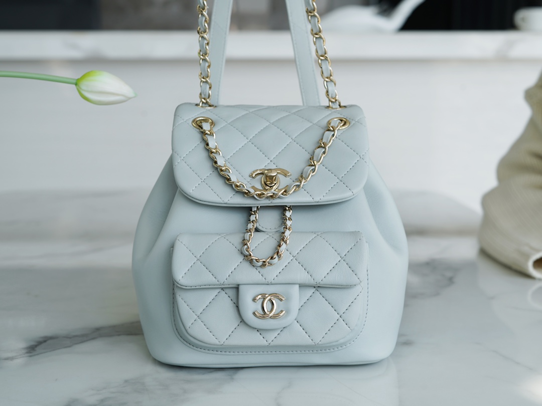 CHANEL 22A Duma Backpack Small Lambskin  