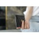 Classic Flap Card Holder Black Lambskin Gold  