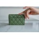 Classic Flap Card Holder Matcha Green Lambskin