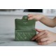 Classic Flap Card Holder Matcha Green Lambskin