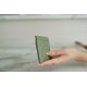 Classic Flap Card Holder Matcha Green Lambskin  