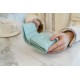 CHANEL 19 Short Wallet Tiffany Blue Goat Leather  