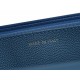 Chanel Wallet (Magnetic Closure) Mist Blue Caviar Leather  