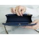 Chanel Wallet (Magnetic Closure) Deep Blue Caviar Leather  