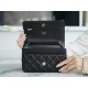 CHANEL Entry-Level Classic WOC (Magnetic Closure) Black Silver Lambskin  