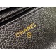 2020 Spring/Summer New WOC Wallet Black Gold Caviar Leather  