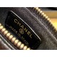 2020 Spring/Summer New Zipper Coin Card Holder Black Gold Grainy Embossed Calfskin  